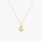 Pearl Initial Pendant Necklace