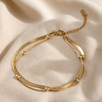 Opulent Layered Anklet Chain