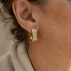 Arden Zirconia Curve Hoops