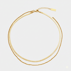 Elegant Flow Layered Necklace Set