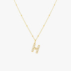 Pearl Initial Pendant Necklace