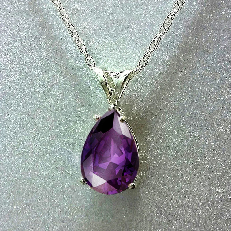 Classic Water Drop Cubic Zirconia Necklace
