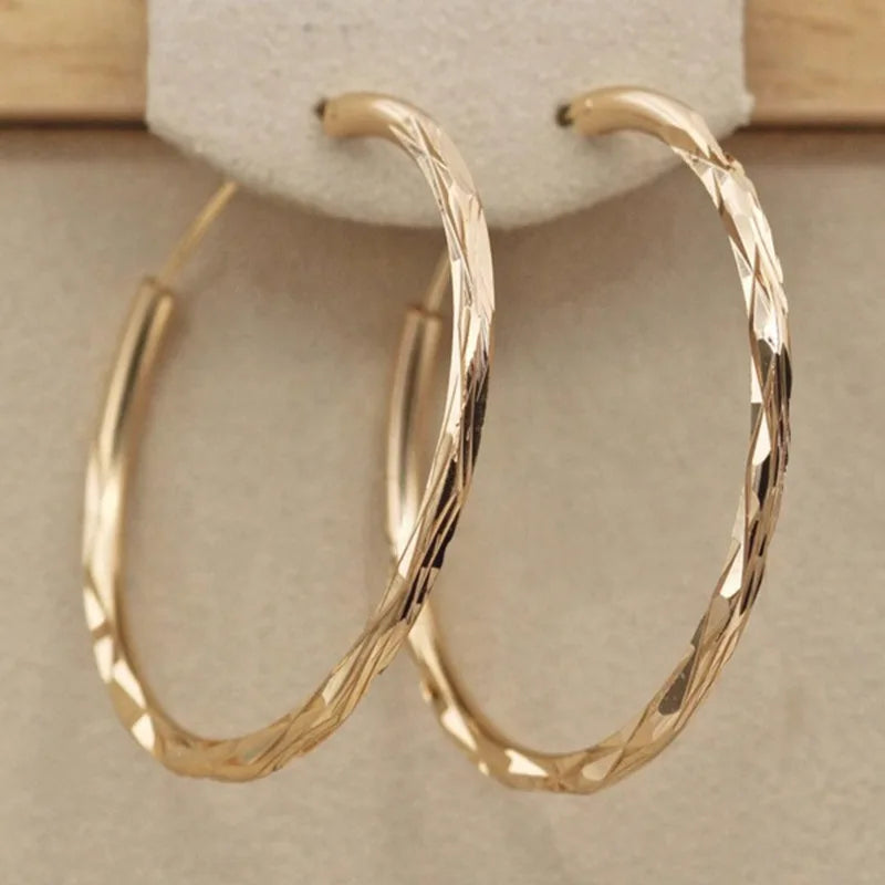 Dazzling Classic Simple Hoop Earrings