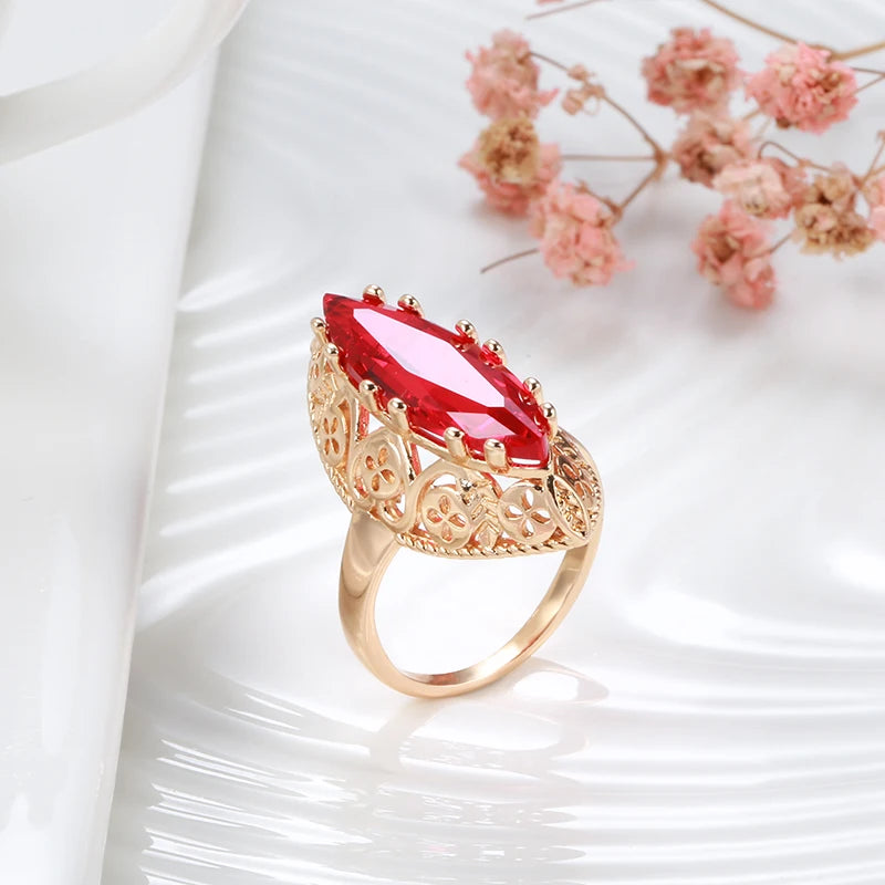 Vintage Flat Oval Pearl Ring
