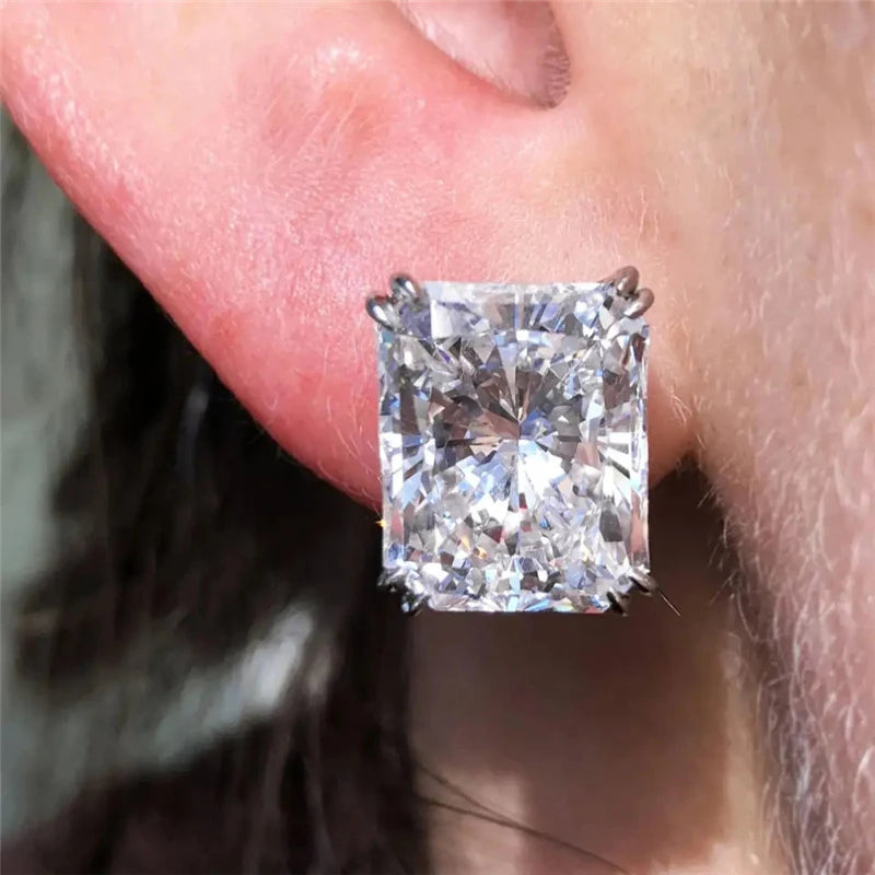 Radiant Crystal Minimalist Earrings