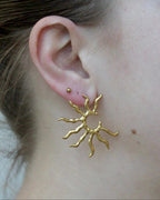 Sunburst Statement Stud Earrings