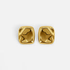 Molten Gold Statement Earring