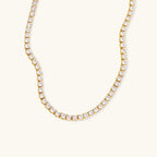 Dazzling Crystals Tennis Necklace