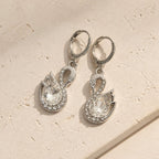 Iconic Glass Swan Earring