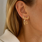 Iconic Phoenix Shaped Stud Earrings