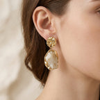 Ethereal Resin Drop Earrings