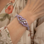 Infinity Leaf Silver Bracelet