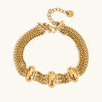 Elegant Layered Gold Chain Bracelet
