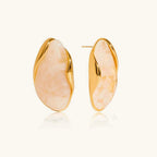 Timeless Polished Gemstone Earrings
