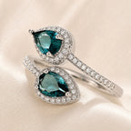 Luxury Teardrop Zirconia Ring