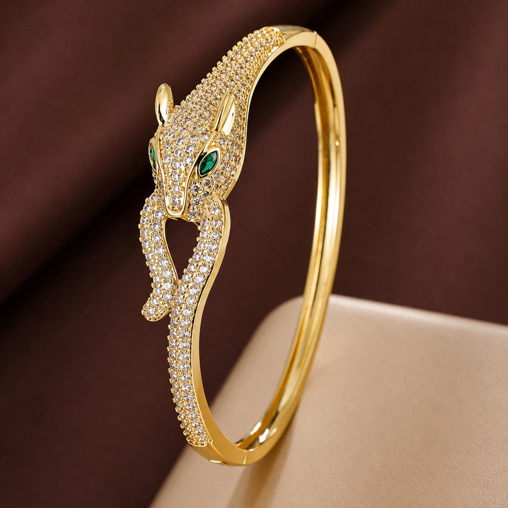 Exquisite Zirconia Snake Bracelet