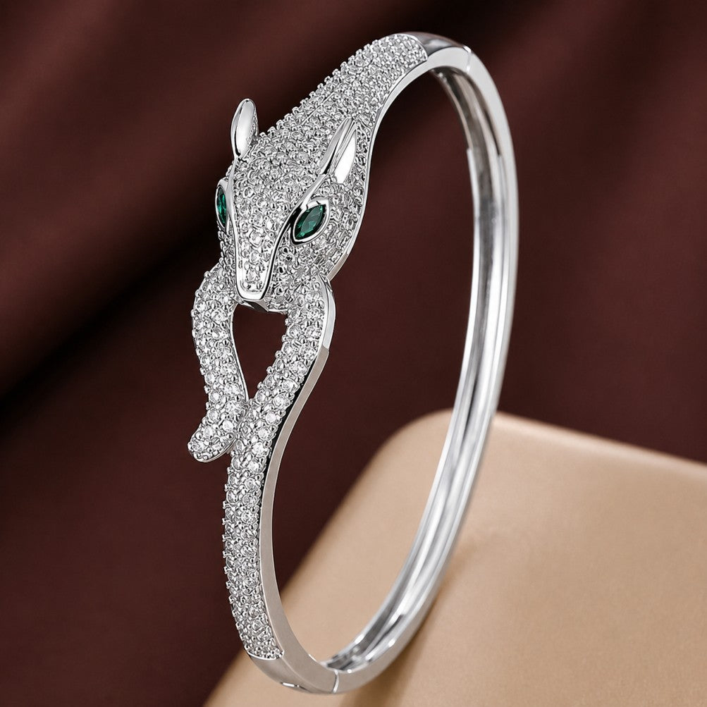 Exquisite Zirconia Snake Bracelet