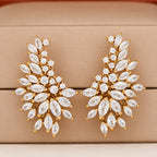 Elegant Zirconia Stud Earrings