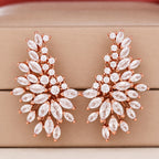 Elegant Zirconia Stud Earrings