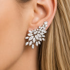 Elegant Zirconia Stud Earrings