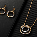 Elegant Mobius Pendant Set