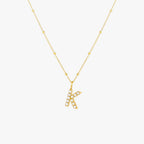 Pearl Initial Pendant Necklace