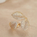 Luxe Clover Zirconia Ring