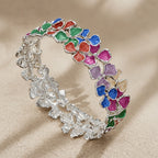 Floral Engraved Bracelet
