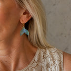 Majestic Mermaid Tail Gold Earrings
