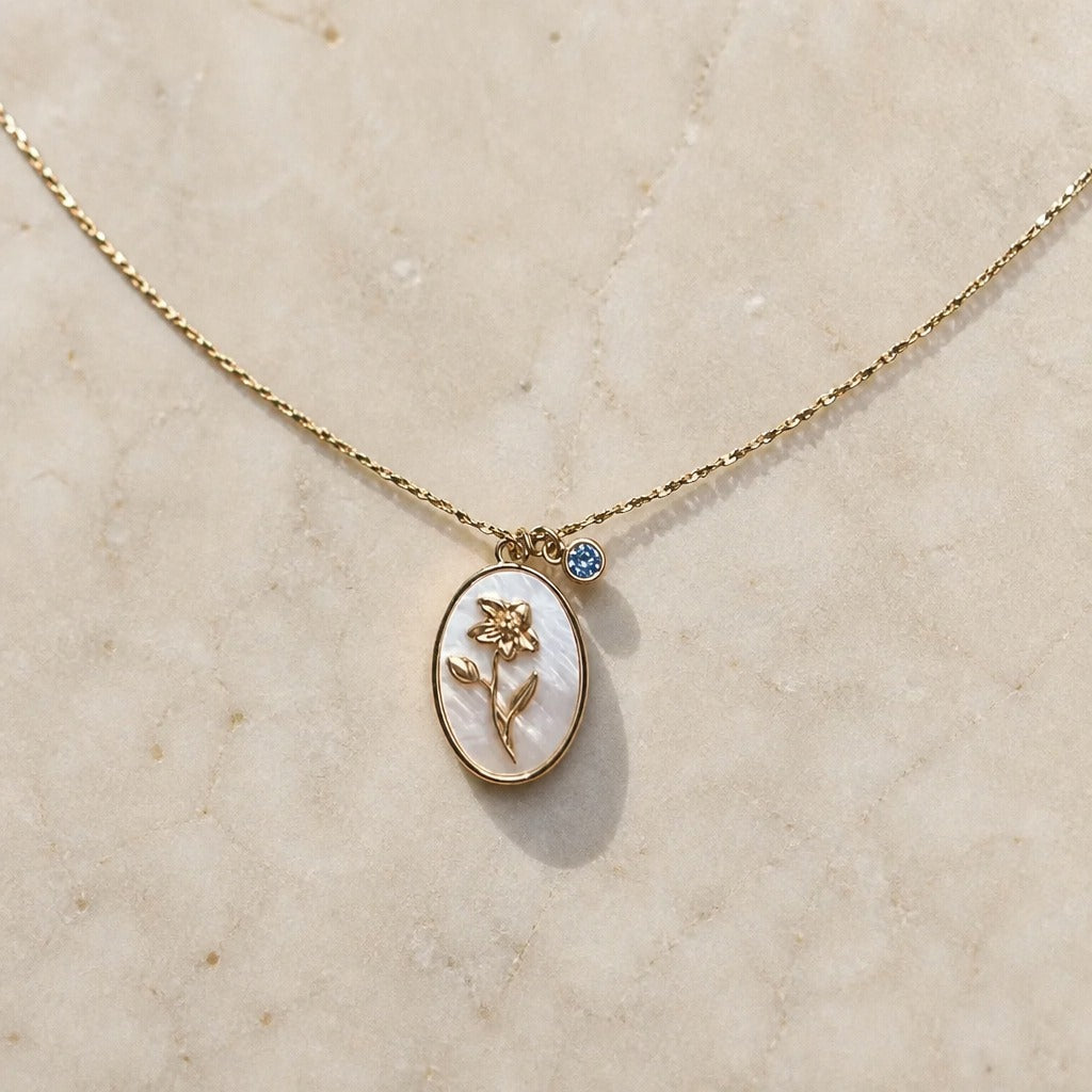 Vintage Birthstone Necklace Collection