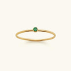 Precious Gemstone Stacker Ring