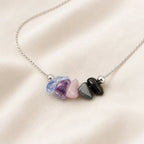Minimalist Raw Crystal Necklace