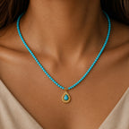 Modern Hera Vintage Bead Choker