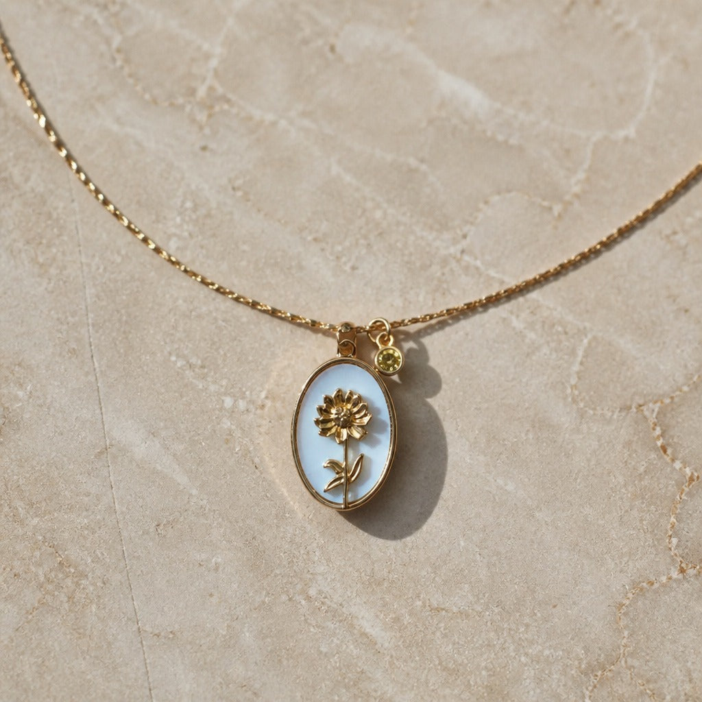 Vintage Birthstone Necklace Collection