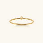 Precious Gemstone Stacker Ring