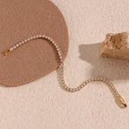 Elegant Crystals Tennis Bracelet