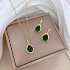 Royal Emerald Gold Set