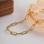 Timeless Gold Paperclip Chain Necklace