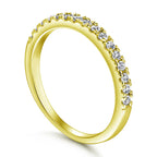Elegant Thin Crystal Stacking Ring