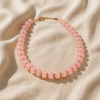 Bohemian Frosted Glass Bead Necklace