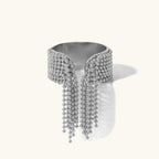 Radiant Gold Tassel Ring