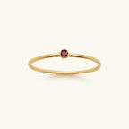 Precious Gemstone Stacker Ring