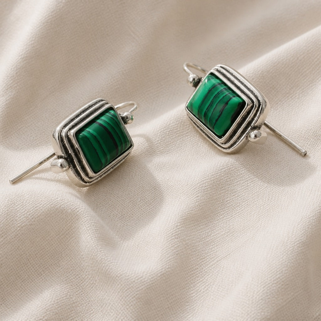 Retro Bohemian Turquoise Earrings