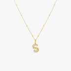 Pearl Initial Pendant Necklace