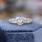 Opulent Heart Zirconia Ring