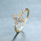 Exquisite Marquise Zirconia Ring