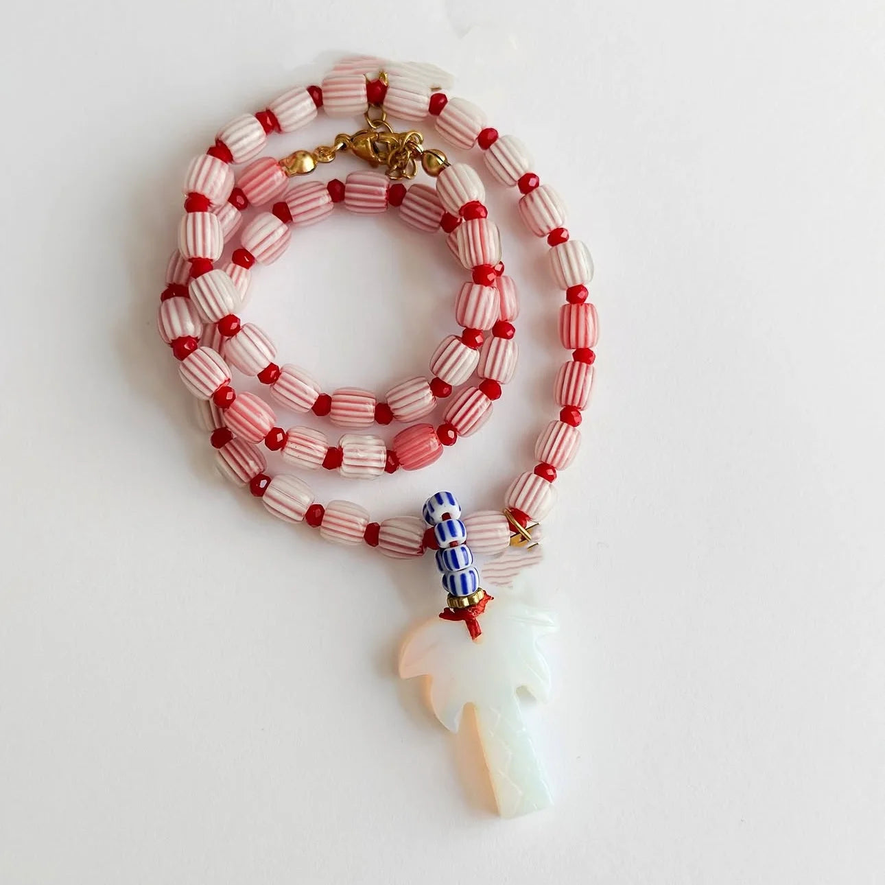 Trendy Pumpkin Beads Necklace