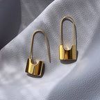 Majestic Hip Hop Lock Earrings