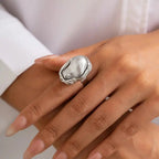 Chunky Baroque Pearl Cocktail Rings