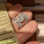 Timeless Zirconia Silver Ring